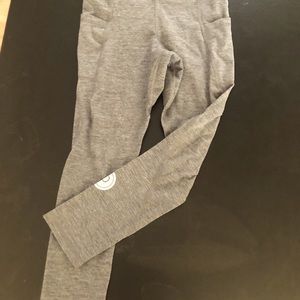 Pure Barre/Glyder circle p gray Leggings w/Pockets